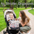 Coloch Universal Stroller Organizer, Large Capacity Multi-purpose Stroller Bag Caddy with Cup Holder Waterproof