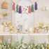 ZAIBIANHAO Wildflower High Chair Banner - Fairy First Birthday Decorations,Yarn Tassel High Chair Banner,Floral One