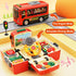 3-5 HONGTUO Fire Truck Toys with Teaching Meaning, Simulation Steering Wheel Driving Toy, Toddlers Fire Truck Toy