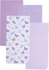 EVERYDAY KIDS 4 Pack of Soft Receiving Baby Blanket Set for Girls;