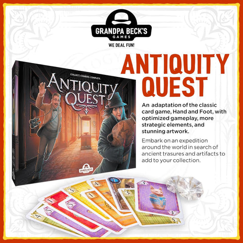 Set Assets 2-8 10+. Grandpa Beck's Games Antiquity Quest | Collection Card Game from, The Creators of Cover Your |