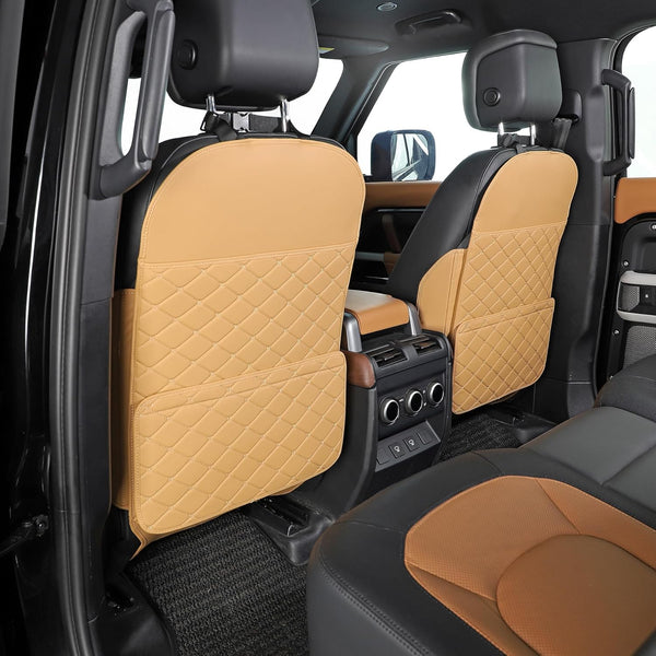 TAIKOO Seat Back Protector + Large Capacity Pocket Storage Organizer,Preventing the Impact