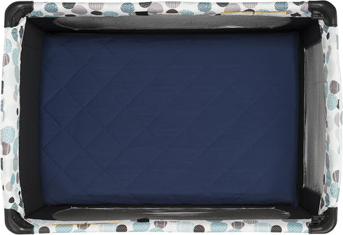 Pack Dark Navy Blue n Play Quilted Mattress Sheet Ultra-Soft, Comfortable Portable Crib Mattress Sheet for Baby Boys;