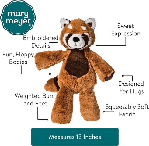 13-Inch Marshmallow Zoo Red Panda Plush Toy - Soft & Cuddly Friend