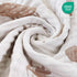6 43 43 Inch BOPRIO Ultra Soft Muslin Baby Blanket Layers Neutral Swaddles Bed Blankets with Lovey Animal Design