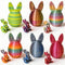 JimSeiSei 6PCS 3D Printed Easter Eggs Set with Articulated Rabbit Inside, Prefilled Surprise