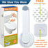 Baby Toilet Lock by Wappa Baby - 9"L x 4"W, Easy Installation with 3M Adhesive, White (1 Pack)