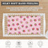JEPFEIXIA 28"x52" Pink Strawberry Fitted Crib Sheet for Girls Cute Strawberries Baby Sheet for Standard Crib