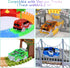 Tracks Cars Magic, Light Up Toy Race Cars, Glow in The Dark Gifts for Kids with LED Flashing Light
