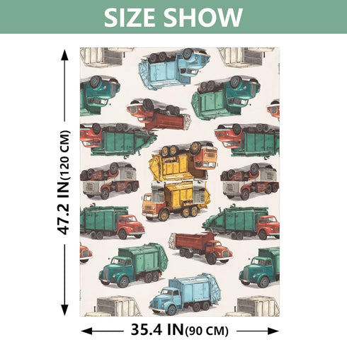 Mazeann Garbage Truck Retro Car Seat Cover Baby Breathable Soft Infant Carseat Covers Canopies Babies Carrier Covers