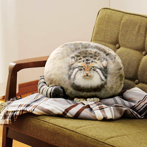 Sew Butiful 45cm/18inch Pallas Cat Stuffed Animal, Steppe Cat Plush Cute Plushies for Girls,Kitten Soft Plush Throw
