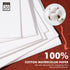 Set 12-Color 100% 20 Fuumuui Watercolor Sketchbook Refillable Travel Paints Kit & Cotton Cold Press Sheets Art Journal
