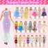 48 PCS Doll Clothes & Accessories - Wedding Gowns, Fashion Dresses, Swimsuits, Shoes for 11.5 inch Doll