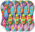 Bulletgxll Set 4, Easter Eggs and Flowers Unisex Baby Burp Cloths of Soft Absorbent Organic Cotton Muslin Burping