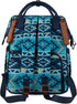 Backpack Daypack WG2204-9110NY Wrangler Aztec Organized Travel Baby Bag with Stroller Strap and Side Bottle Pockets