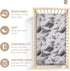100% (52 28 Organic Crib Sheet - Cotton Baby Crib Sheets - Standard Crib Mattress Sheet x in) - Fitted Crib Sheets Girl