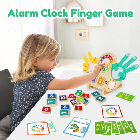 3+,Montessori Counting Toddler Learning Toys for Preschool Educational Learning Activities & Number Blocks Toys Math