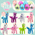 8 Pack 3.5" JOYIN Pre Filled Easter Egg with Unicorn Deformation Toys, Easter Party Favor for Girls Toddlers Kids Egg