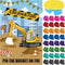 Hooqict Pin The Bucket on The Excavator Construction Party Games for Kids