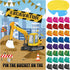 Hooqict Pin The Bucket on The Excavator Construction Party Games for Kids