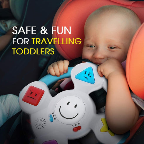 BEST LEARNING My Spin & Learn Steering Wheel - Interactive Educational Toys for Infants 6 to 36 Months