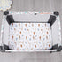 Set, 2 Pack Pack Pack PHF Soft Mini Crib Sheet Silky Comfy N Play Sheets for Boys Girls, Universal Fit for N Play