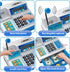 120 Playset Cash Register Toy for Kids, Pcs Grocery Store with Credit Card, Grocery Boxes, Microphone, Calculator Cash