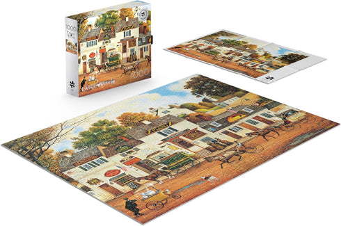 Buffalo Games Charles Wysocki Olde Cape Cod 1000 Piece Jigsaw Puzzle for Adults - Finished Size 26.75 x 19.75