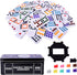 Elbow Room Games Double Twelve Dominoes Set with 91 Dominoes, 10 Trains,