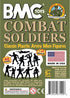 BMC Classic OD Green PLASTIC ARMY MEN - 40pc WW2 Soldier Figures Made in USA
