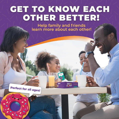 Do or Donut - Fun Family Game Night Playing Cards for Kids and Adults, 3-8 Players, Ages 8+, 30 Minutes