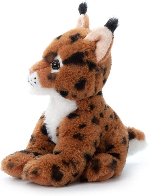 9 inches The Petting Zoo Bobcat Stuffed Animal, Gifts for Kids, Wild Onez Zoo Animals, Bobcat Plush Toy