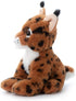 9 inches The Petting Zoo Bobcat Stuffed Animal, Gifts for Kids, Wild Onez Zoo Animals, Bobcat Plush Toy