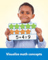 Coogam Magnetic Ten-Frame Set, Math Manipulative EVA Number Counting Games for Kindergarten Classroom Kids 3-5