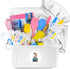 KEFF Kids Cooking and Baking Sets for Girls, Boys, Toddler - 20pcs Real Kitchen Utensils with Kid Safe Knives, Apron,