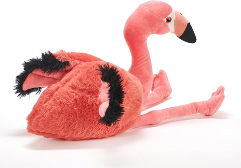 12 inches The Petting Zoo Flamingo Stuffed Animal, Gifts for Kids, Wild Onez Zoo Animals, Flamingo Plush Toy
