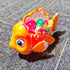 Tipmant Cute Electric Fish Toy, Electronic Goldfish Vehicle, Music, Flash LED Lights for Baby Toddler Gifts