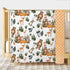 Woodland Baby Blankets for Unisex Boys Girls, Soft Nursery Minky Blankets with Double Layer Dotted Backing, Toddler Baby Crib Stroller Swaddle Shower Gifts, Forest Animals Receiving Blankets, 30"x40" by Buerhanerry