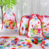Honoson 24 Pieces Paint Art Gift Favor Bags, Painting Theme Drawstring Bags for Kids Art Party Birthday Decorations