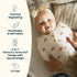 6-12 1.0 Tiny Twinkle Baby Sleep Sack Months TOG, Cotton & Elastane Wearable Blanket, Swaddle Transition Micro-Fleece