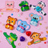 28 JOYIN PCS Valentine Animal Cards with Heart Stress Ball, Heart Shape Squishy Toy Stress Relief Fidget Toy