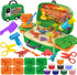 Crelloci Dinosaur Color Dough Set Tools Dino World 26 PCS Playsets Toy