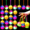 Wettarn 24 Pack Light up Spiky Balls for Kids 2.6" LED Glow