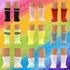 5 18 Inch 9 Miunana Pairs Doll Socks for Girl Doll - Includes Striped, Two-Tone, and Solid Color Socks in Colors