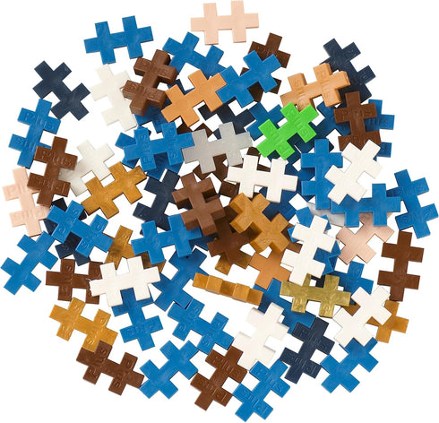 PLUS PLUS Wizard - 70 Piece Tube Construction Building STEM/STEAM Toy, Interlocking Mini Puzzle Blocks for Kids