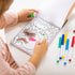 Magic-Pattern Kids’ Wild Animals Marker Coloring Pad - On the Go Travel Activity with FSC-Certified Materials