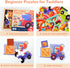 Toi 6 Packs Large Piece Toddler Jigsaw Puzzles - Animal Shaped Floor Puzzles for Kids Aged 2.5+