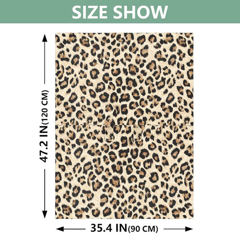 Mazeann Leopards Cheetah Print Cream Car Seat Cover Baby Breathable Soft Infant Carseat Covers Canopies Babies Carrier