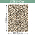Mazeann Leopards Cheetah Print Cream Car Seat Cover Baby Breathable Soft Infant Carseat Covers Canopies Babies Carrier