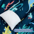 PHF Toddler Nap Mat with Removable Pillow and Minky Fleece Blanket, Dinosaur Design for Kids